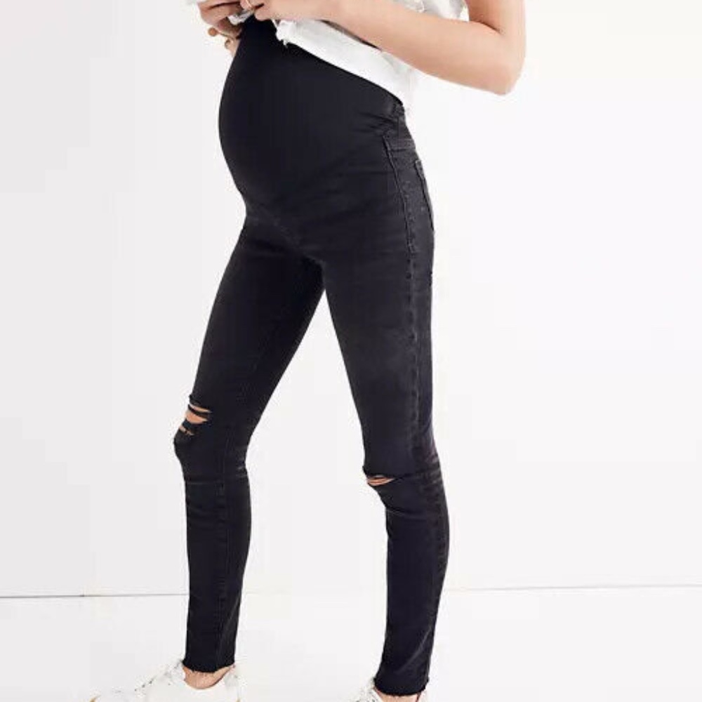 MADEWELL Maternity Over-the-Belly Skinny Jeans 30